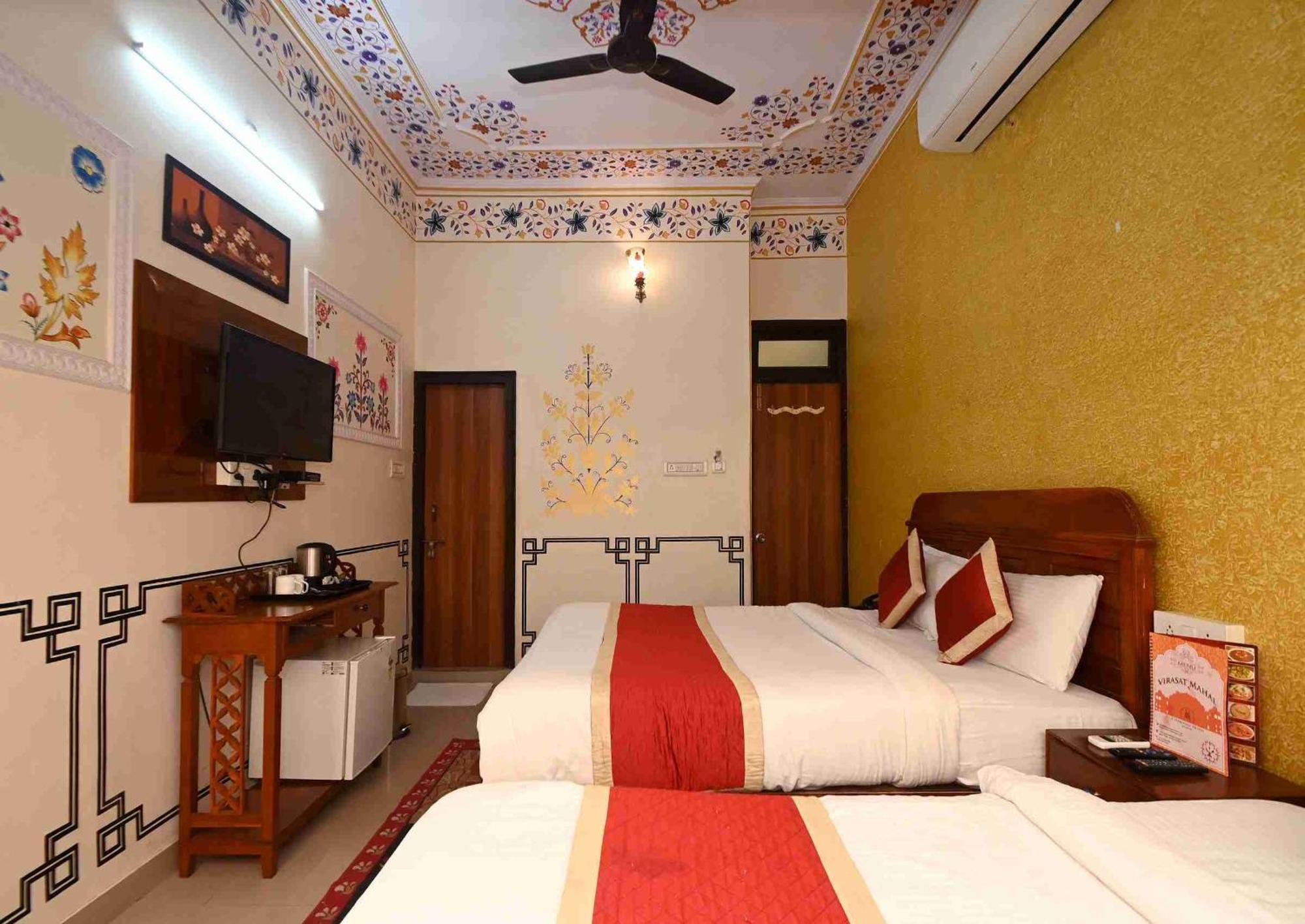 Virasat Mahal Heritage Hotel-Jaipur City Center Ngoại thất bức ảnh